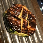 焼き鳥 とりら - ズッキーニは熱々です！