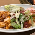 卡爾比一丁 和歌山店 - 本日のホルモンセット 1058円。