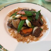 オークラチャイニーズレストラン 桃里 - 牛フィレ肉のオイスターソース炒め
