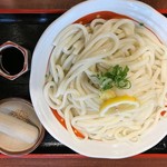 美ね吉 - 生醤油うどん大盛り上