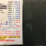 美ね吉 - 店内メニュー③