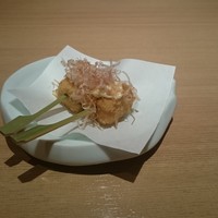 のど黒屋 新橋店 - 子持ち昆布串揚げ