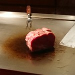 小石澤 - 黒毛和牛(仙台牛)ヒレ。