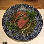 かっぽう寿 - 炭火焼風ローストビーフのべっ甲あんかけ