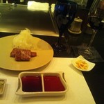 鉄板ダイニング 法貴 - 神戸ビーフ（サーロイン80ｇ or フィレ80ｇ）