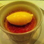 鉄板ダイニング 法貴 - デザート：クリームブリュレ