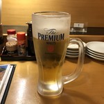 寿司居酒屋 や台ずし - 2018年7月14日  生ビール（プレミアムモルツ）