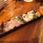 立飲・ビストロシン サンテ - 店員さんからオススメされたカルパッチョ