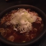 純米酒とお出汁 雲母 - 牛すじ辛味、凍み玉蒟蒻が美味い