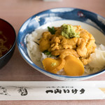 一山いけす - 2018.7 うに丼（1,850円）