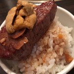 SATOブリアン - ブリ飯（シャトーブリアン＋唐津産赤ウニ）