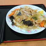 定山渓温泉 湯の花 - 餡掛け焼きそば