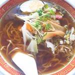 珍楽 - しょうゆラーメン(550円)