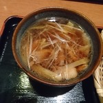 そば処武蔵 - 鴨つけ汁