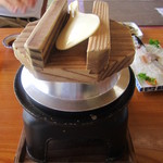 黒羽観光やな - 名物”鮎釜めし”