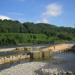 黒羽観光やな - 那珂川には、こいった”やな”が数箇所あります