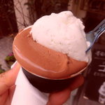 ジェラテリア アクオリーナ - アマゾンカカオとニホンハッカ