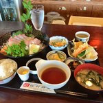 西村商店 - カンパチの薄造り定食スペシャル(\1,667)