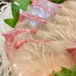 西村商店 - カンパチの薄造り定食スペシャル(\1,667)　カンパチ