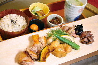 Teppanyaki Okonomiyaki Kashiwa - ディナー限定！名古屋コーチン鉄板焼き御膳