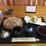 そば処 砂武縞 - せいろとミニかき揚げ