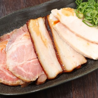 Three kinds of chashu