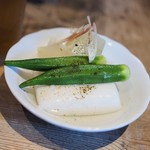 大島や - 冬瓜とオクラの冷たいはんぺん