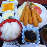 和食処 こじま - エビフライ定食１，７２８円（税込）