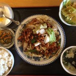 Touyuukichin - 回鍋肉定食（780円）
