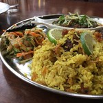 大衆食堂シックダール - フィッシュビリヤニプレート