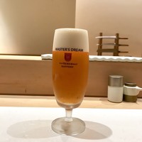 鮨 木島 - 先ずはシッカリの生ビール