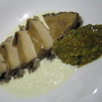 レストラン メルキュール - 鮑のプレゼ　胡瓜クリーム