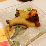 うを徳 - 千倉鮑酒蒸し＆余市あん肝