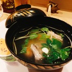 うを徳 - 若狭甘鯛と三河車海老椀