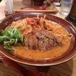 味噌乃家 - 旨辛味噌ラーメン 特盛(780円＋200円)