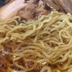 でくの坊 - 細縮れ麺アップ