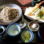 蕎麦喰い処 利めい庵 - 利めい庵 「海老天せいろ」