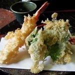 蕎麦喰い処 利めい庵 - 利めい庵 「海老天せいろ」