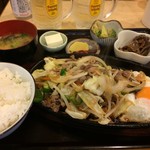 Ouchinogohan Karen - H.30.6.6.昼 スタミナ定食 900円税込