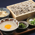 Wild yam moon viewing soba set