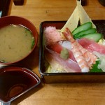 Kappou Wakashin - ちらし寿司(ご飯大盛)