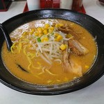 ごきげんラーメン - 味噌ラーメン大盛