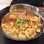 らーめん仙代 - 燻製あさり醤油 細麺