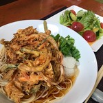 バレーナ - 桜海老と野菜のかき揚げのおろしパスタ ランチ