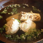 土家 - 23年8月　そばがき＆鯵のつみれ汁仕立て