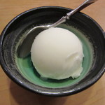 鮨辰巳 - デザート　レモンシャーベット