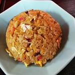 康楽 - チャーハンを真上から