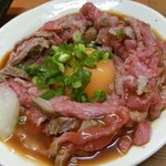 立呑み きむらや - 牛タタキ風ユッケ