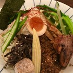 麺恋処 き楽 - 夏野菜などが具沢山