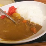 Hanamaru Udon - カレーセット 温ぶっかけ 580円 とり天140円 